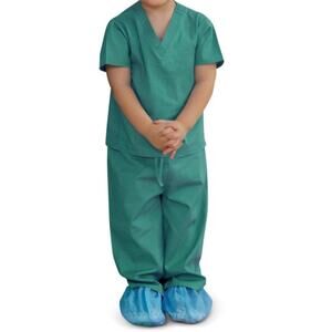 Scoots Green Scrub Halloween Costume Baby 12-18 Mo
